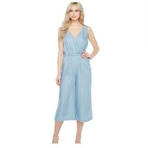 Vince Camuto Blue denim like Jumpsuit